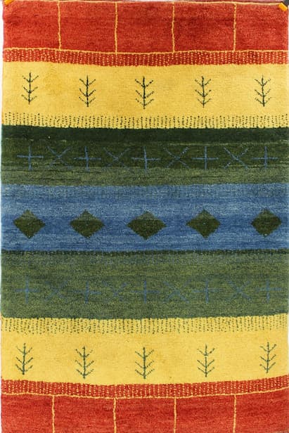 Bunter Gabbeh-seecarpets1086