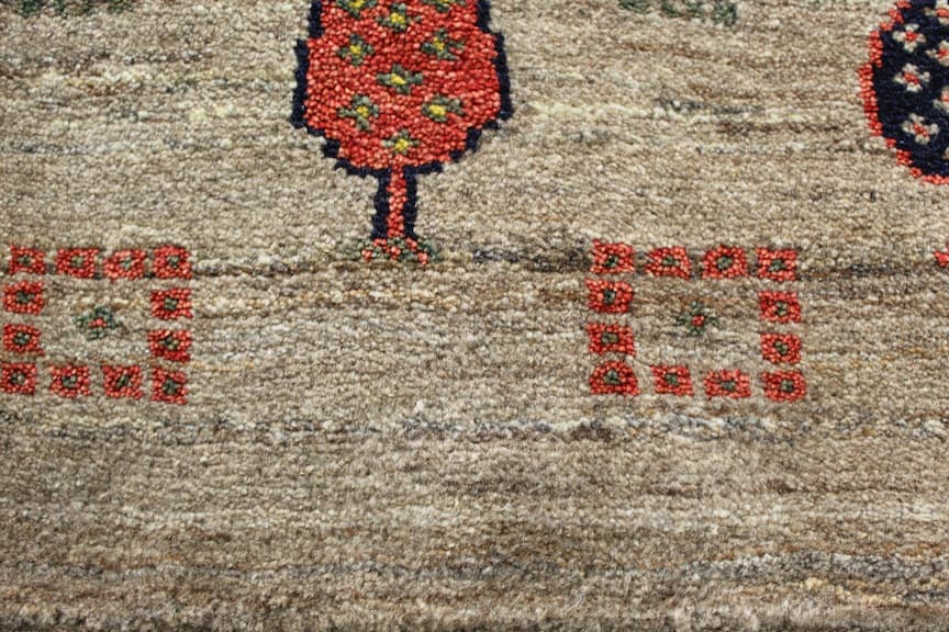 cremefarbener Gabbeh-seecarpets1084