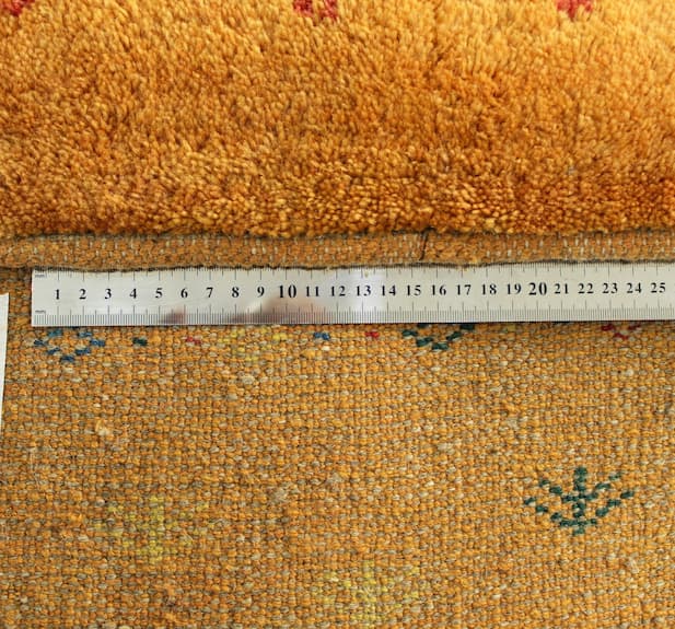 Orangefarbener Gabbeh-seecarpets1078