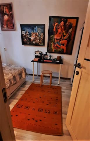 Orangefarbener Gabbeh-seecarpets1078