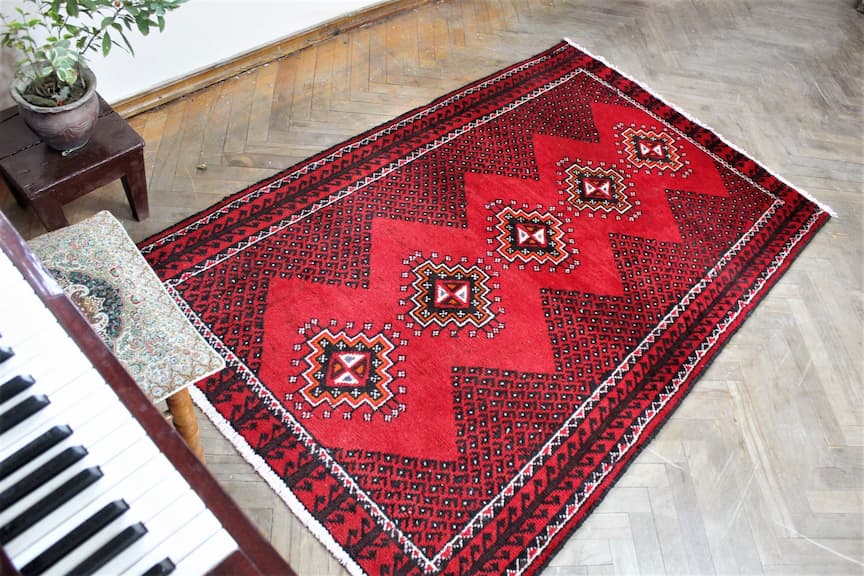 Iranische Antiker Teppich.-seecarpets1051